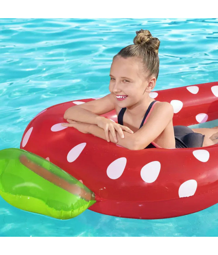 Bestway Salvagente Air Materasso Beach Gonfiabile Ananas Fragola Piscina Mare         