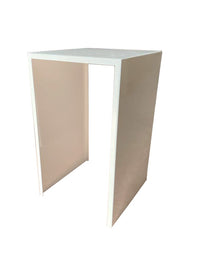 Wanda - Alzatina in metallo, elemento d'arredo, supporto per piante - colore: Bianco Dimensioni: 70 cm - PFM703\BIANCO