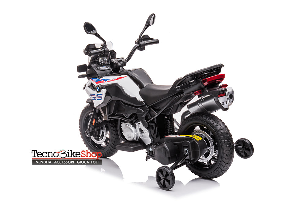 Moto Motocicletta Elettrica Bambini MOTO BMW F850GS 12V colore Bianco