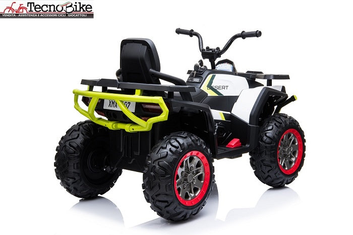 Quad Elettrico per Bambini ATV  2.0 12V con Radiocomando colore Bianco