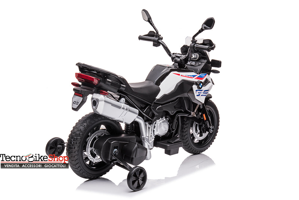 Moto Motocicletta Elettrica Bambini MOTO BMW F850GS 12V colore Bianco