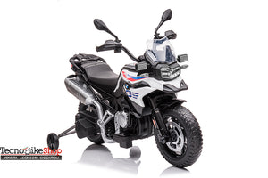 Moto Motocicletta Elettrica Bambini MOTO BMW F850GS 12V colore Bianco