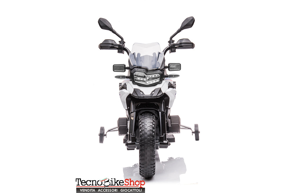 Moto Motocicletta Elettrica Bambini MOTO BMW F850GS 12V colore Bianco