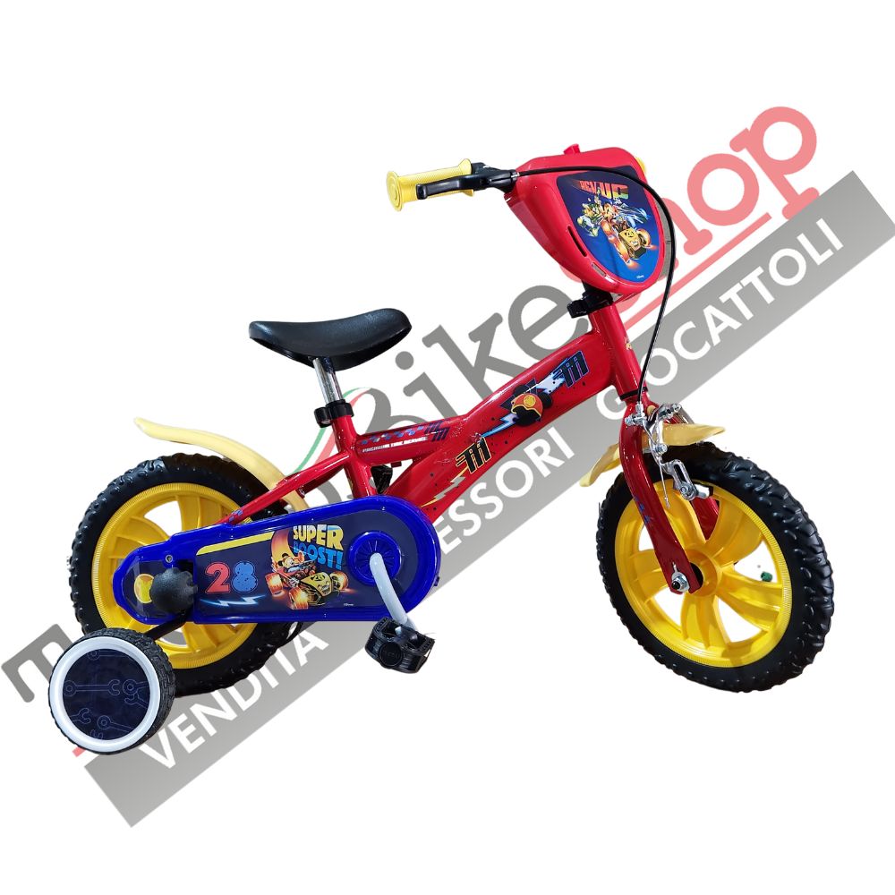 Bicicletta Bambino Disney Topolino - Mickey Mouse Racpers 12 pollici