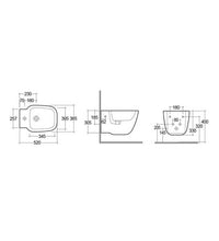 Sedile wc slim serie one con soft closing cod 81996