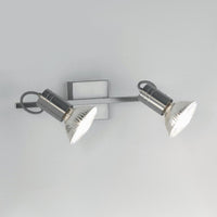 Binario moderno illuminando zeus 2 nk e27 led spot orientabile parete soffitto