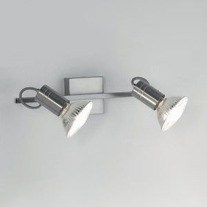 Binario moderno illuminando zeus 2 nk e27 led spot orientabile parete soffitto