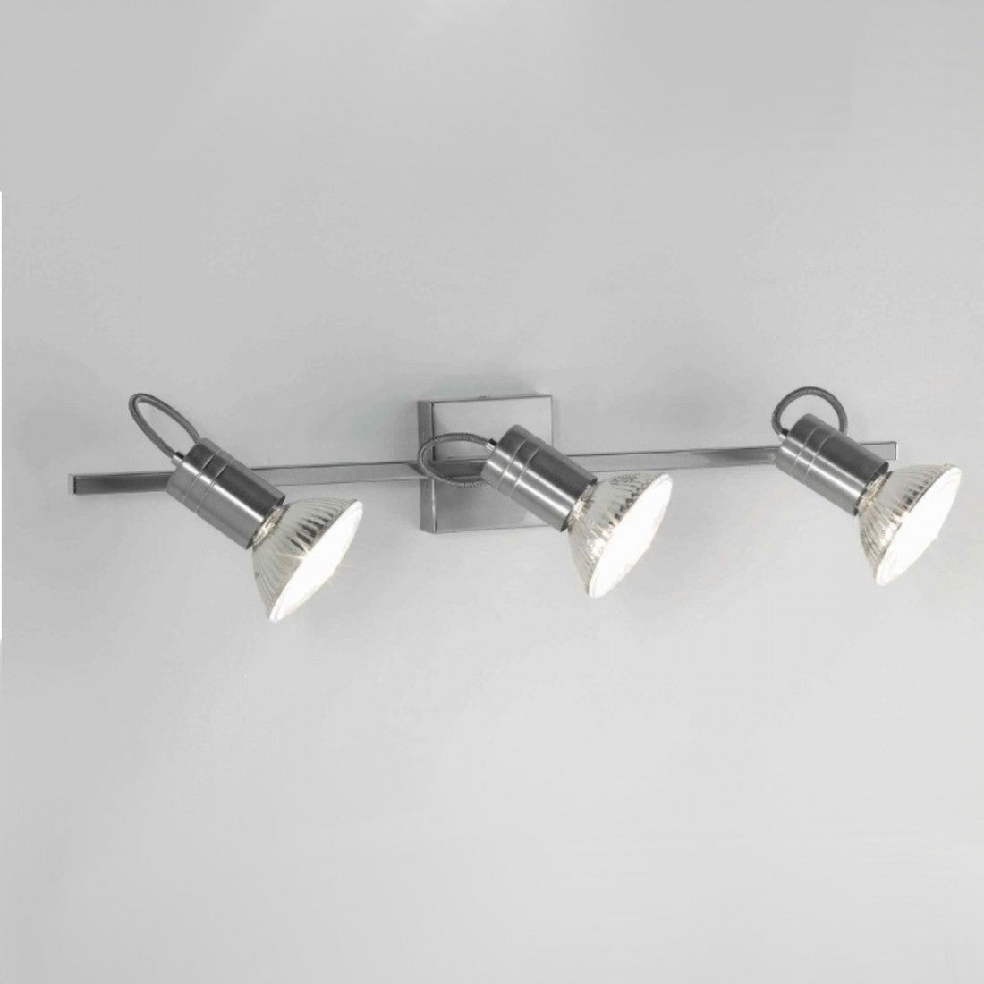 Binario moderno illuminando zeus 3 nk e27 led spot orientabile parete soffitto