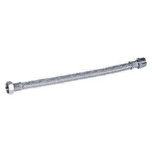 1blister flessibile in acciaio inox cm 25 m 3/8 x 1/2 f - pz.2 20312nlm