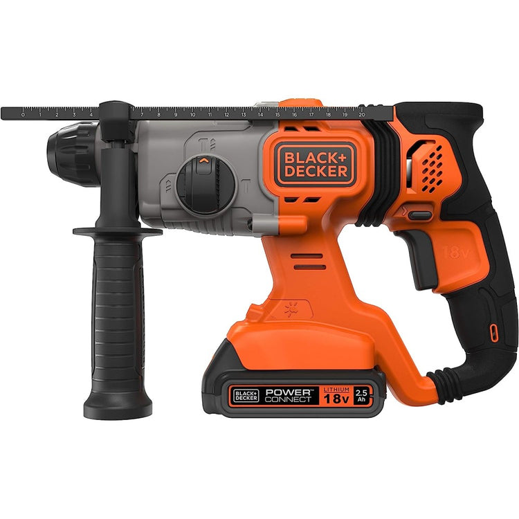 Black & decker trapano martello tassellatore 18v 2,5ah