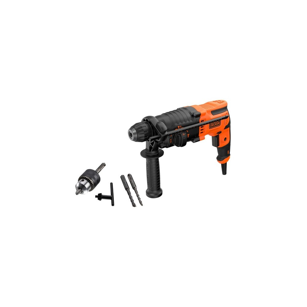 Black & decker trapano martello tassellatore 650w 1,4j