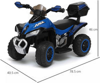 Quad Elettrico per Bambini  Tecnobike Shop  ATV Mini Quad Deluxe 6V colore Blu