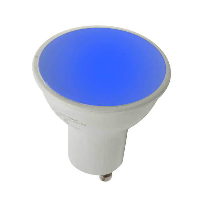 Plafoniera faretto TONDO lampada soffitto LED GU10 6W luce sensoriale bagno IP65 230V COLORE BIANCO LUCE BLU