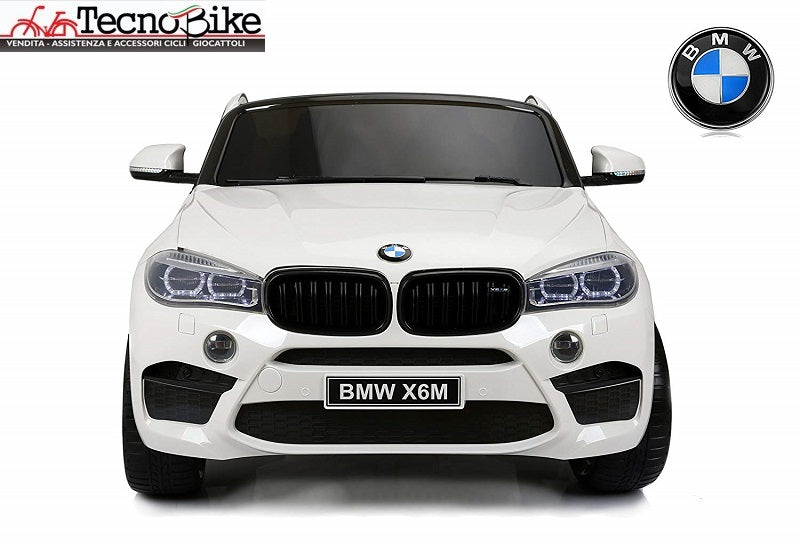 Auto  Elettrica per  Bambini  BMW X6M 12V - 2 Posti colore Bianco