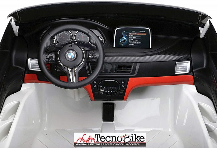 Auto  Elettrica per  Bambini  BMW X6M 12V - 2 Posti colore Bianco