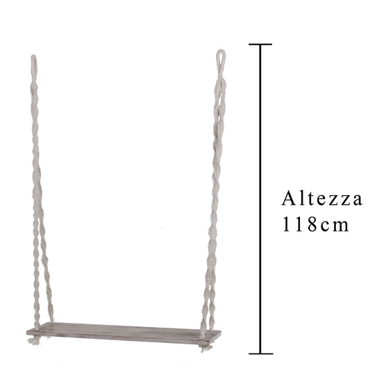 Altalena in Legno H 118 cm