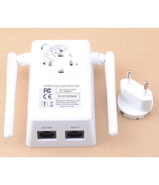 Boas 750m Wireless-n Lan Wifi Ripetitore Ap Estensione Wifi 2.4g Con 2 Antenne         