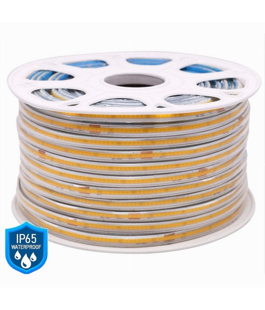 Bobina 100mt Strip Led Cob 220v Esterno Ip65 Luce 3000k 4000k 6500k 220v-cob-288         