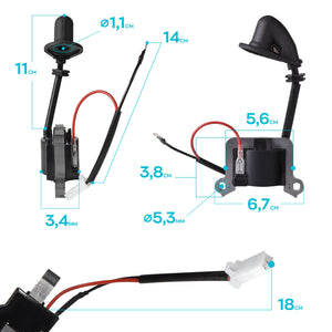 Bobina elettrica per Motori 2 Tempi da 62cc/65cc