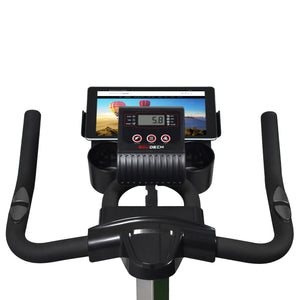 BOLD 1600 - Cyclette da corsa professionale con volano da 16 kg, display LCD, software di monitoraggio e supporto tablet Cyclette da fitness Whirling bike Professional Running bike