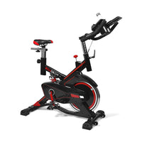 BOLD 1600 - Cyclette da corsa professionale con volano da 16 kg, display LCD, software di monitoraggio e supporto tablet Cyclette da fitness Whirling bike Professional Running bike