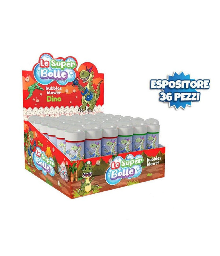 Bolle Di Sapone Dinosauro Confezione 36 Flaconi Da 50 Ml Gadget Per Party 806598         