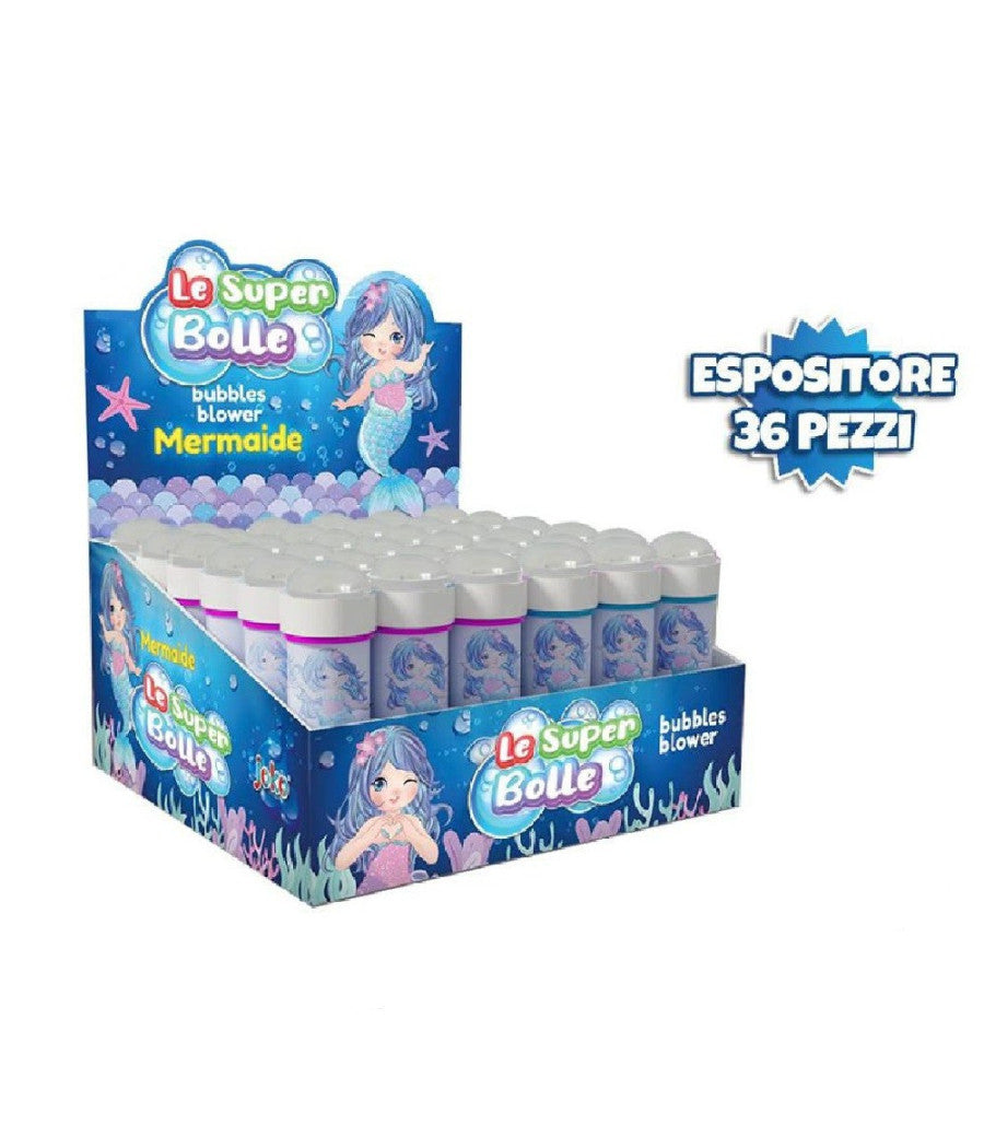 Bolle Di Sapone Sirenetta 36pezzi Flacone 50ml Regalini Per Feste Bambine 806581         