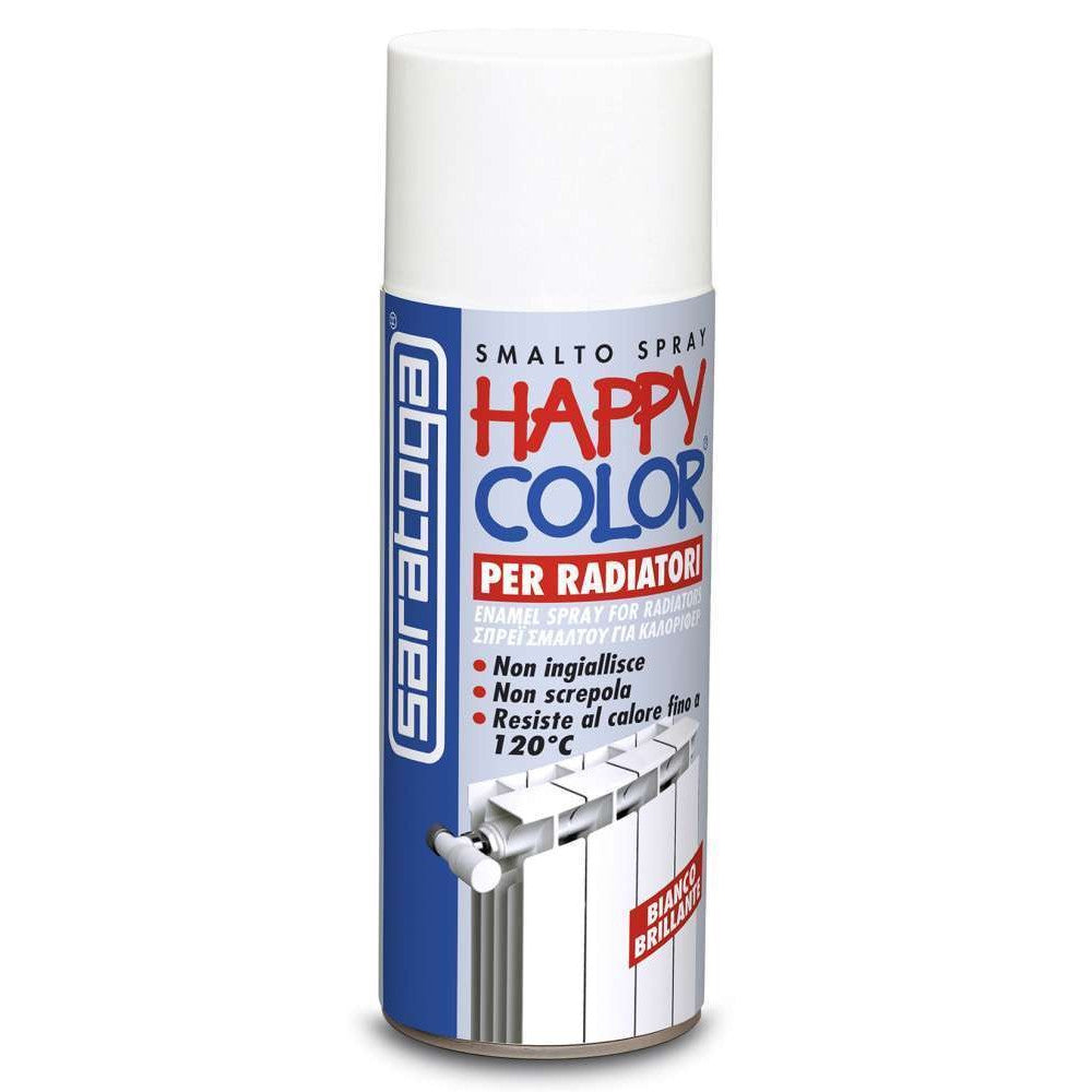 Bomboletta happy color per radiatori 400ml bianco brillante