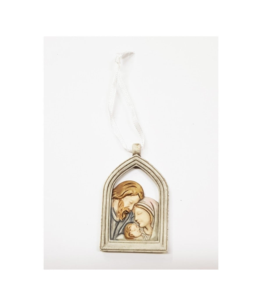 Bomboniere Nativita' Arco Cresima Giuseppe Madonna Bambino Ceramica Appendino         