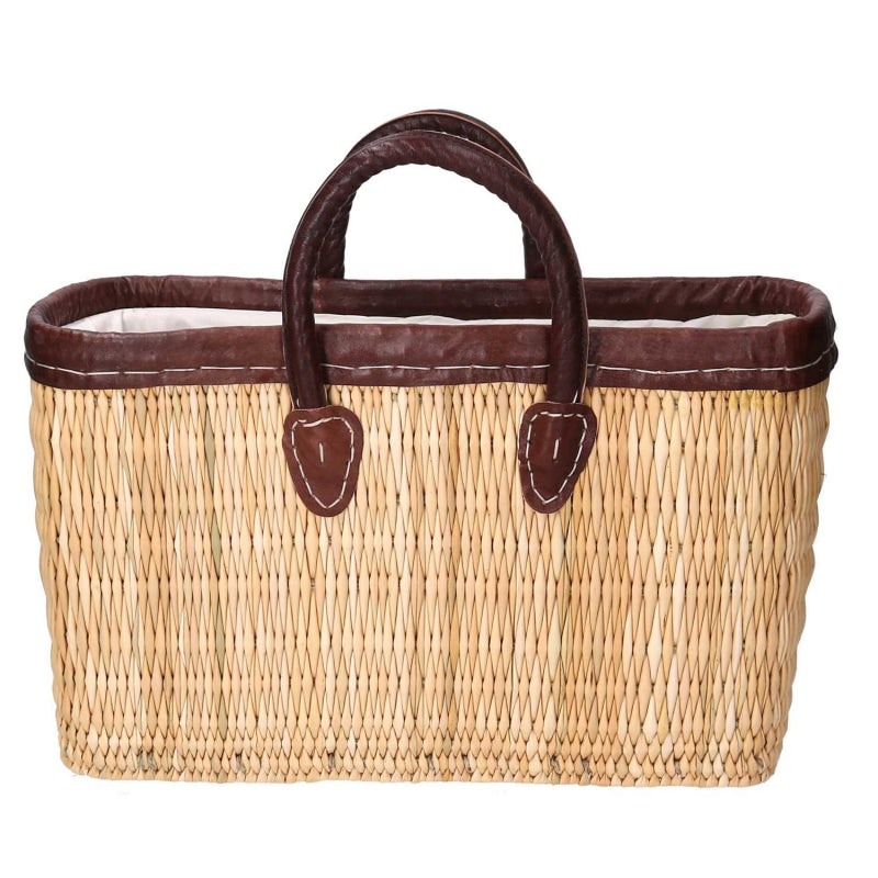 Borsa paglia 1-3 naturale cm 45x18h32/42