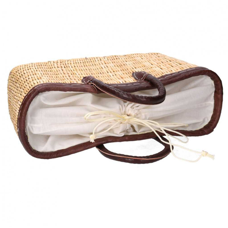 Borsa paglia 1-3 naturale cm 45x18h32/42