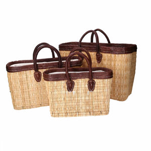 Borsa paglia 1-3 naturale cm 45x18h32/42