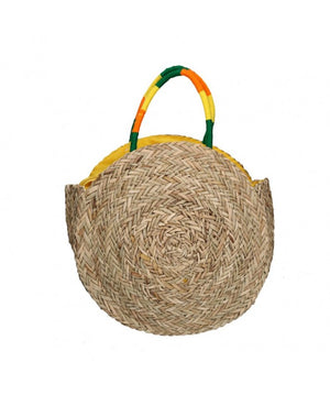 Borsa paglia con ananas