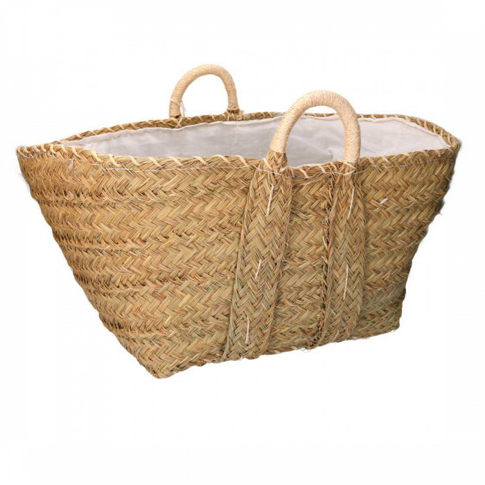 Borsa paglia naturale cm 75x40h36/46