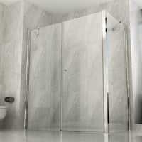 Box doccia 2 lati porta battente trasparente 8mm h195 magic maxi, dimensioni 60x90x80