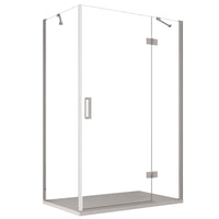 Box Doccia Angolare 75x120 cm 1 Anta Battente in Cristallo Trasparente 8mm H195 Bonussi Ilenia