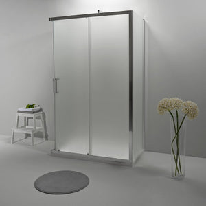 Box Doccia Elite Tre Lati 80x90x80 Cm Scorrevole Opaco