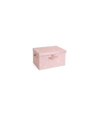 Box Scatola Salvaspazio Armadio Contenitore Porta Oggetti Organizer 40x30x25 Cm  Rosa       