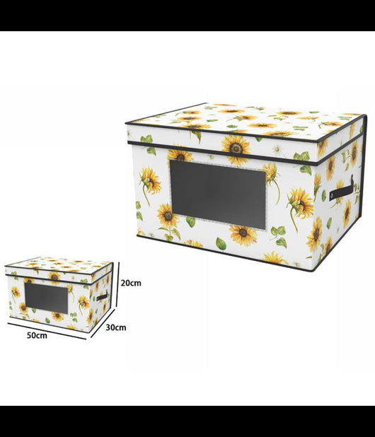 Box Scatola Salvaspazio Armadio Contenitore Porta Oggetti Organizer 50x30x20         