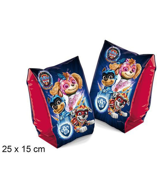 Braccioli Gonfiabili Paw Patrol Mare Piscina Nuoto Per Bambini Manicotti 25x15cm         