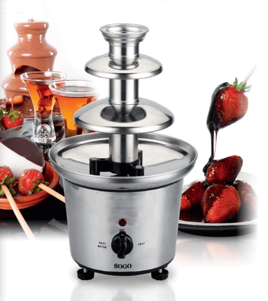 Fontana di cioccolato 700g / 100W / acciaio inox Sogo