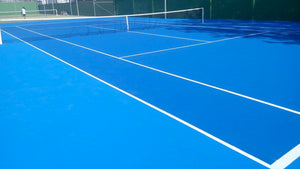  Pittura per pavimenti esterni ed interni e campi sportivi 14 L BLU - Pavimento di garage e pavimenti in cemento 