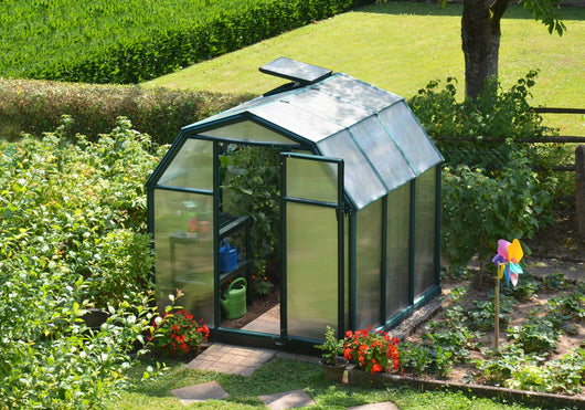 Canopia Eco Grow Doppio Strato Serra Da Giardino in Policarbonato 197X204X198 cm Verde 