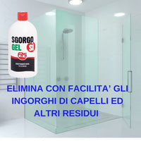 Sgorgosì gel 1 litro disgorgante disotturante scarichi potente