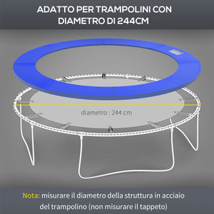 Bordo di protezione per trampolino Ø305 cm  Blu