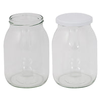 12pz vaso vetro ''boccaccio'' per alimenti tipo ''std'' 580 ml - imbocc. Ã¸82 mm senza tappo 794022nlm