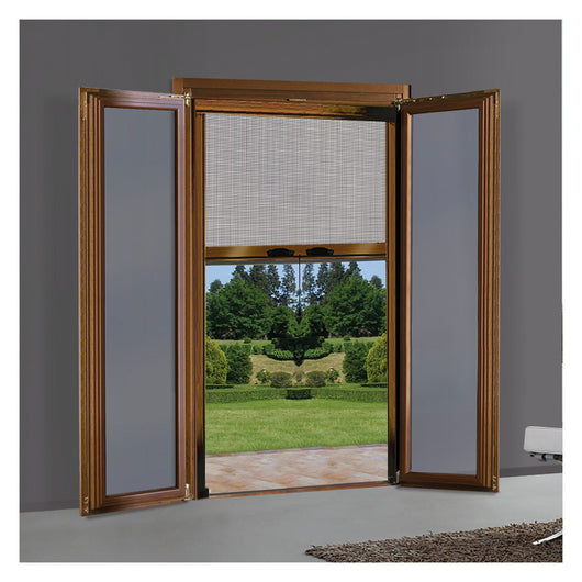 zanzariera a rullo verticale per porta/finestra cm 80 x 250 - bronzo 3143559nlm