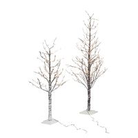 albero tronco e rami innevati con luci led h. 150 cm - 186 luci led 8076860nlm