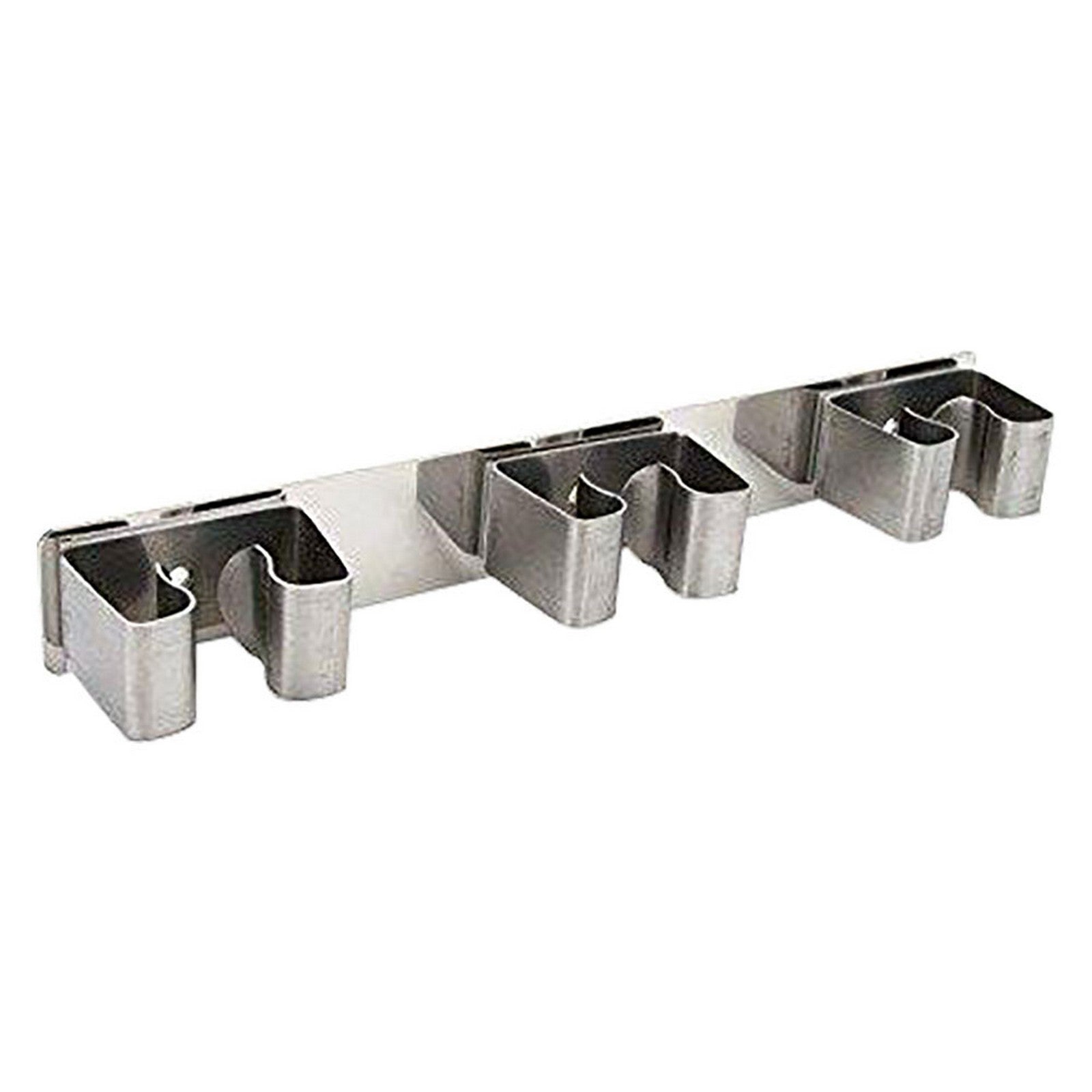 6pz barra appendiscopa in acciaio inox 3 posti 380306nlm