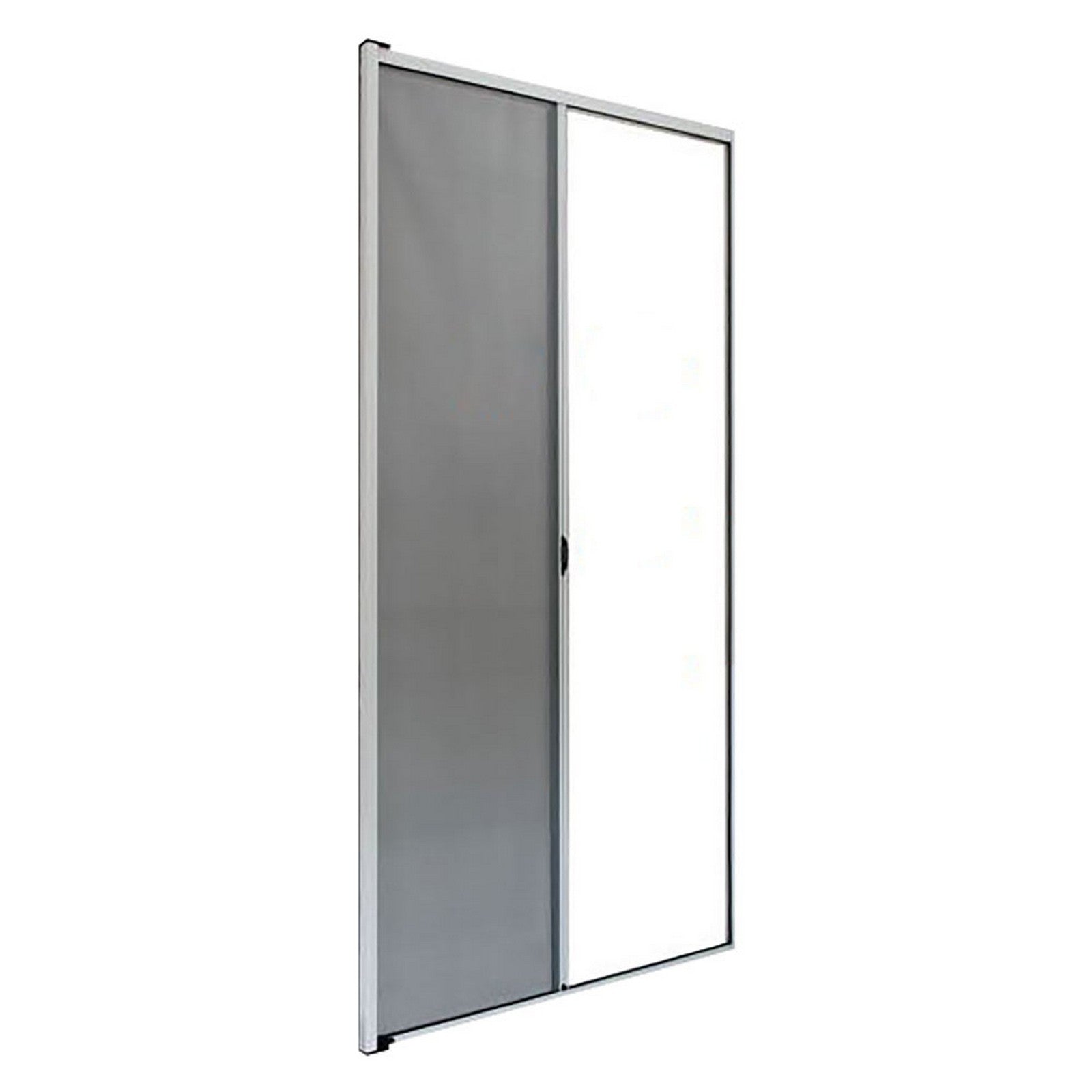 zanzariera a rullo laterale frizionata per porta cm 160 x 250 - marrone 3143692nlm